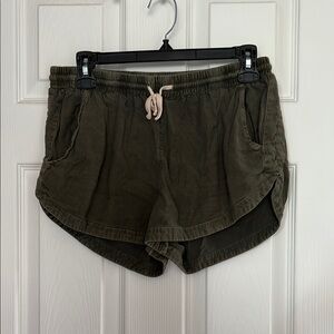 Billabong Green Athletic Shorts Relaxed Fit